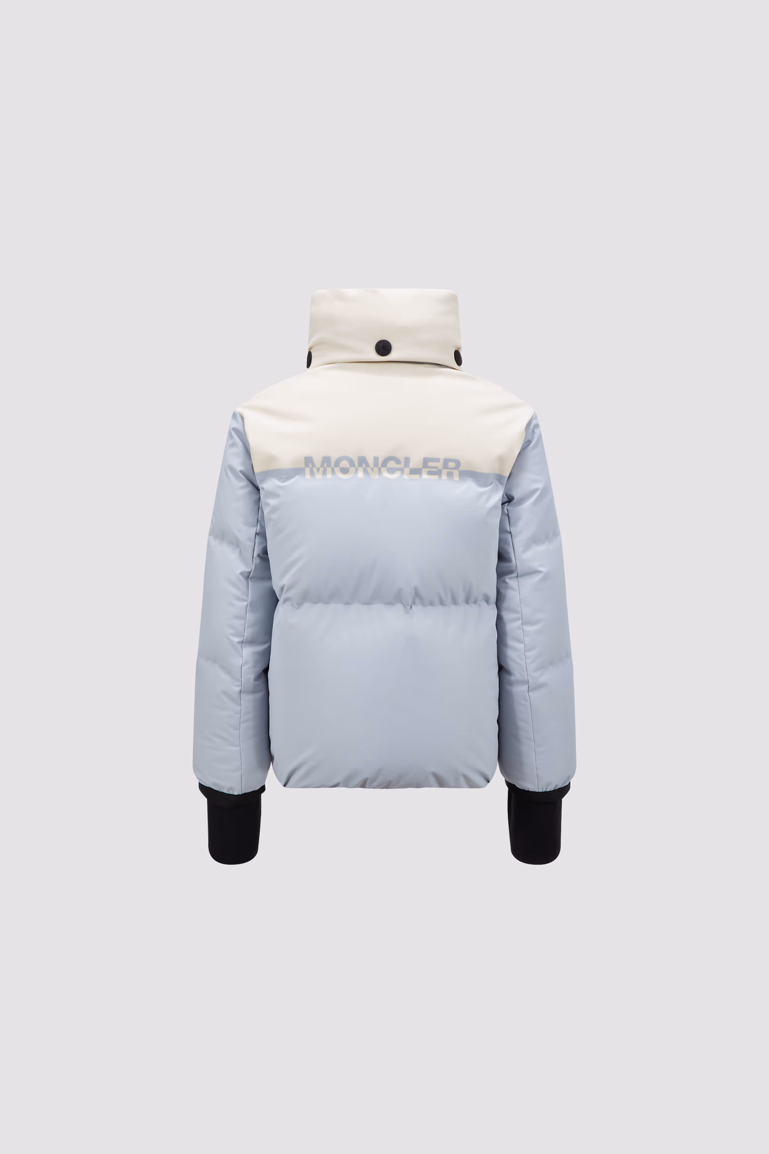 Stennes Hooded Down Jacket Girl Light Blue Moncler 2